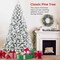 Edge Collections - 6' - White - Fluffy Artificial Christmas Tree for Home Decoration - 1 Piece